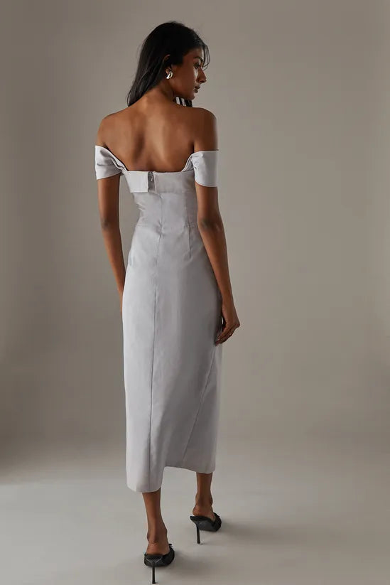 Twist Bandeau Column Dress