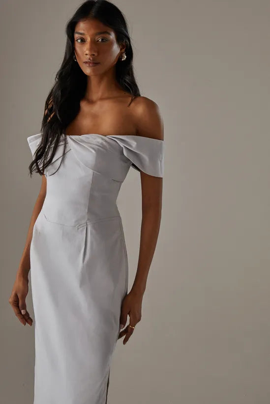 Twist Bandeau Column Dress