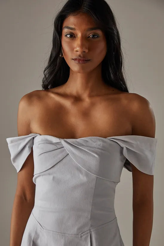 Twist Bandeau Column Dress