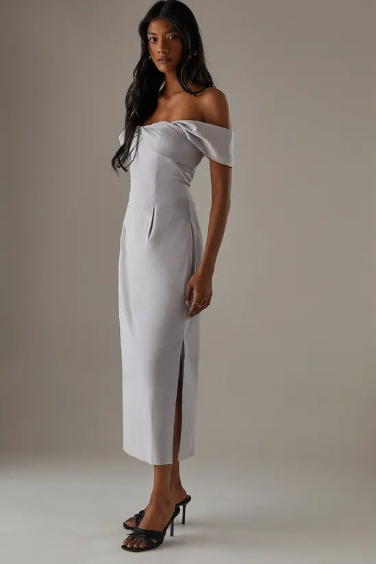 Twist Bandeau Column Dress