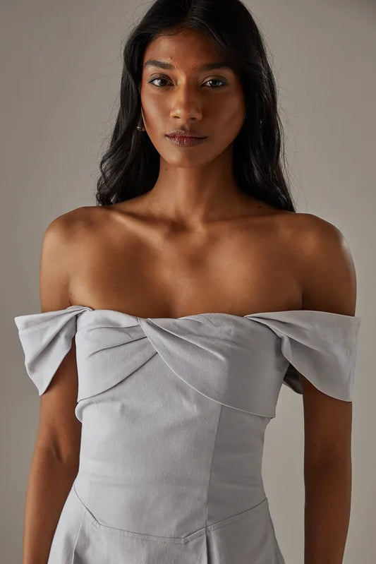 Twist Bandeau Column Dress